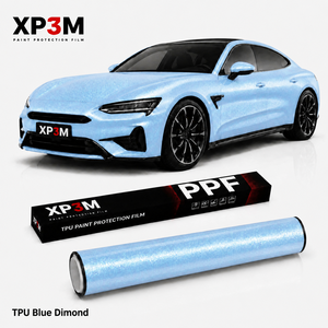 Film de protection de peinture XP3M TPU Blue Diamond auto-réparateur, film PPF couleur carrosserie, anti-rayures - Product Image 1