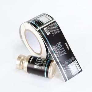 Autocollants d'étiquette en plastique de vinyle imperméables personnalisés pour la conception personnalisée de boisson de logo de marque pour la médecine incluse roulée - Product Image 5