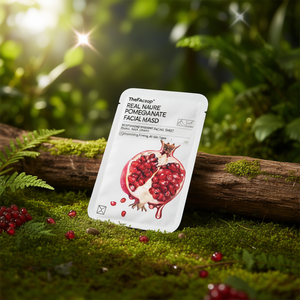 Masque facial en feuille TheFaceShop Real Nature Grenade hydratant, éclaircissant, raffermissant pour tous types de peaux - Product Image 3