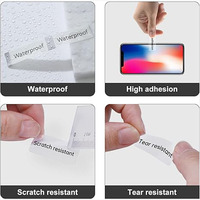 Étiquettes autocollantes transparentes thermiques D110 D11 D101 pour codes-barres