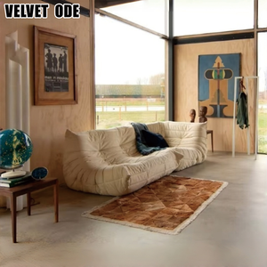 Sofá <span class=keywords><strong>Togo</strong></span> Comprimido, Sofá Caterpillar, Juego de Sofás de Esquina de Tela de Alta Calidad, Nueva Llegada, Cojines Extraíbles para un Hogar Confortable - Product Image 4