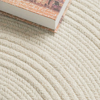 Tapis en laine moderne tissé à la main, couleur unie, antidérapant, pour salon, table basse, chambre à coucher, chevet, couverture complète, grand couloir