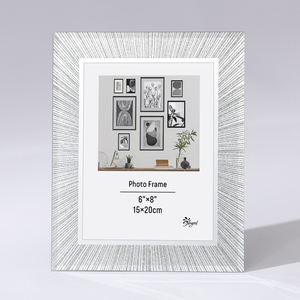 Fq bán buôn hiện đại tùy chỉnh màu Trắng đôi hai mặt pha lê dày kính bảng thăng hoa Khung ảnh khung ảnh với Kính 4x6 - Product Image 1