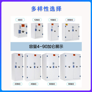 ตู้เก็บสารเคมีแบบกันกรดและด่าง ยี่ห้อ Yu Zhengguan รุ่น PP 4 ชั้น แบบสองประตู สำหรับใช้ในห้องปฏิบัติการ - Product Image 3