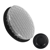 Modul Lampu Lalu Lintas LED Bola Kuning Dia.300mm(12inci) dengan Lensa Sarang Laba-laba untuk Penjual Lampu Lalu Lintas