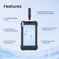 Tableta Android Robusta GNSS RTK de Alta Precisión TB80 para Trabajos de Topografía
