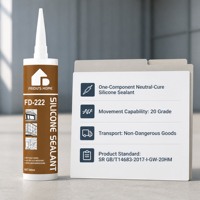 Colle silicone neutre de qualité supérieure, résistante aux intempéries, haute élasticité pour murs-rideaux et portes-fenêtres, 300 ml