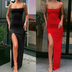 2026 new high-quality European women's casual dress, new slim fit backless sexy breathable dress - Product Image 2