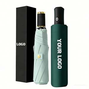 Parapluie publicitaire personnalisé de marque de designer d'usine OEM avec impression de logo, parapluie cadeau pour promotion - Product Image 1