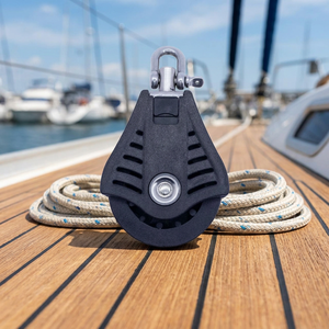 Polea de bloqueo simple de 80 mm Producto de hardware marino Hecho en Turquía - Product Image 2
