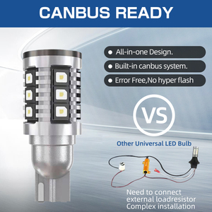 Đèn Led Canbus Siêu Sáng Cho Xe Hơi Bóng Đèn Led <span class=keywords><strong>T15</strong></span> Đèn Dự Phòng Led Màu Đỏ Hổ Phách Màu Trắng Cho Ô Tô - Product Image 4