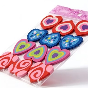 Gomme promotionnelle en forme de cœur, très vendue sur le marché africain, pour la papeterie scolaire des enfants - Product Image 1