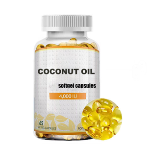 Estratto di Olio di Cocco OEM, Integratore per Capelli, Capsule di Olio di Cocco, Capsule di Olio di Cocco Pressato a Freddo - Product Image 1