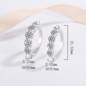 Anillo de Compromiso de Plata de Ley 925 con Moissanita Negra para Mujer, Anillo de Promesa Impermeable, Joyería Personalizada - Product Image 3