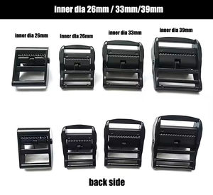 Fibbia Regolabile Topone Resistente Nera da 1,5 Pollici, Chiusura a Camma in Metallo da 33mm con Logo Personalizzato per Cinghie e Borse - Product Image 2