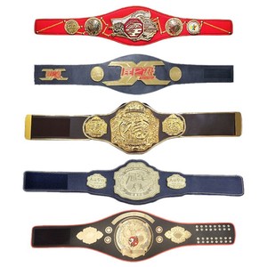 BunnyHi WWE002 Customized Adult for <strong>Championship</strong> Wrestling Belt Cow Hide Alloy Buckle 2mm/4mm Waterproof Customizable - Product Image 1