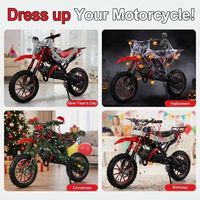 Motor Trail Anak Yaztor Merah 49cc 2 Tak Langsung dari Pabrik, Motor Trail Mini Bensin 49cc 25MPH