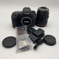 Appareil photo reflex numérique plein format d'occasion Canon EOS 5D Mark IV (5D4) avec objectif EF 24-105mm f/4L IS II USM et vidéo 4K – Vente en gros