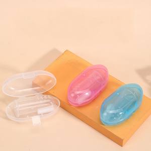 Kutu paketlenmiş ucuz evcil köpek ve kedi diş fırçası parmaklar Pet diş fırçaları - Product Image 5