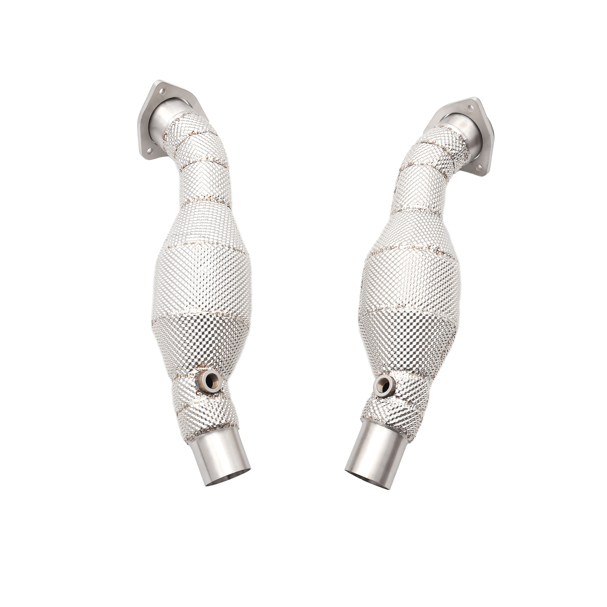 VantaFlow T304 Downpipe With Catalyst Performance Exhaust for Ferrari F430 4.3L 2004-2009 Racing Car Exhaust System With Heat Shield