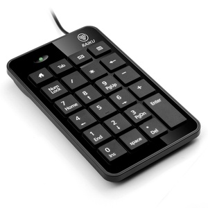 <span class=keywords><strong>Clavier</strong></span> <span class=keywords><strong>numérique</strong></span> filaire RAIKU K-601 USB 2.0 Mini 23 touches pour comptabilité et finance - Vente transfrontalière - Product Image 1