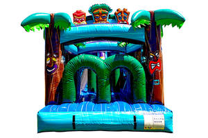 Nhà Máy Giá Inflatable chướng ngại vật khóa học ngoài trời trò chơi Inflatable Bouncer lâu đài Tiki tovi chướng ngại vật cho trẻ em và người lớn - Product Image 4
