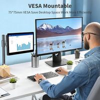 Écran tactile 10,1 pouces IPS 1280x800 60Hz, petit écran secondaire USB-C, tactile 10 points, pour VESA, double haut-parleur