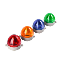 Petite lampe stroboscopique LED d'avertissement avec de bons effets de lumière stroboscopique, quatre couleurs : rouge, vert, bleu, orange