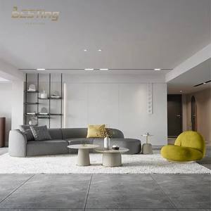 <span class=keywords><strong>De</strong></span> Lujo Simple creativo salón sofá <span class=keywords><strong>de</strong></span> tela <span class=keywords><strong>de</strong></span> terciopelo <span class=keywords><strong>de</strong></span> moda sala <span class=keywords><strong>de</strong></span> estar sofá Venta caliente nórdico moderno sofá seccional - Product Image 4