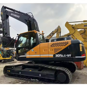 Precio barato Excavadora de alta calidad Máquina usada Excavadora Hyundai 305LC-9S Equipo original de segunda mano para la venta - Product Image 4