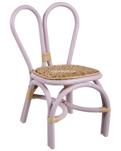 Chaise Moderne pour Enfants en Bambou et Rotin Tressé à la Main - Sûre, Durable, Écologique - Meubles pour Enfants pour Salon, Chambre à Coucher - Cadeau d'Anniversaire - Product Image 1