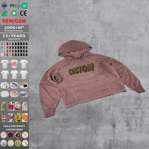 Sudadera con Capucha de Alta Calidad para Hombre, Diseño Personalizado con Lavado Ácido, Bordado, Estilo Casual, Tejido Grueso - Product Image 2