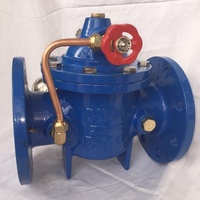 Vanne à flotteur hydraulique à commande à distance DN100 PN16 Ggg50 en fonte ductile pour l'eau, personnalisable OEM