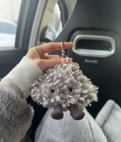 Jelycatt Porte-clés Peluche Croissant Tasse à Café, Animal en Peluche, Breloque de Sac, Pendentif Décoratif, Cadeau, Super Doux, Coton PP, Vente en Gros