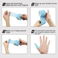 Bande de protection pour les doigts HLK 2026, entraînement croisé, sport, bandage en coton, musculation, EAB, bande de préhension pour le pouce, musculation