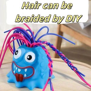 Jouet monstre hurlant coloré et amusant en silicone à cheveux extensibles pour enfants, très populaire sur TikTok - Product Image 5