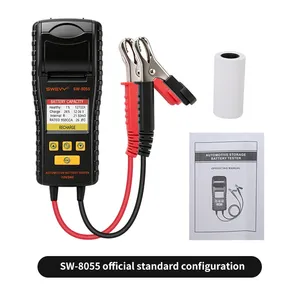 เครื่องทดสอบอายุการใช้งานแบตเตอรี่ HEDAO SW-8055 12V/24V ความแม่นยำสูง พร้อมระบบแจ้งเตือนการชาร์จและการบันทึกข้อมูล - Product Image 3