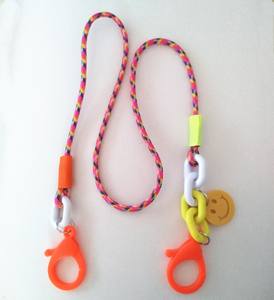 Cadena de Seguridad para Mascarillas Infantiles, Diseño de Cara Sonriente, Antipérdida, de Plástico Acrílico, Práctica y Segura - Product Image 5