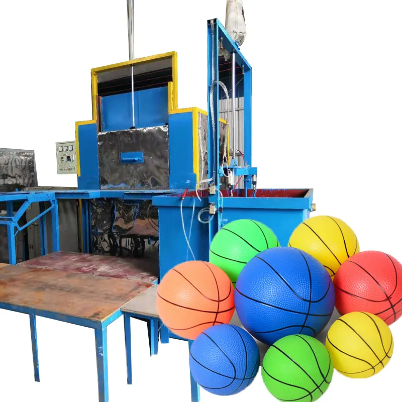 Pvc Gym Ball Gonflable Solide Balles Enfants Automatique Rotomoulage Four En Caoutchouc Jouet Machine