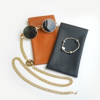 Drapé en cuir maison pour lunettes, mode écologique, Durable, ouvert, souple, accessoires, pochette, étui de lunettes de soleil