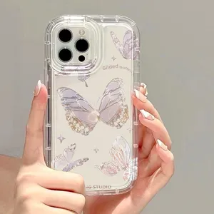 สําหรับ<span class=keywords><strong>iPhone</strong></span> 15 14 13 12 11 Pro Max 15 Plus XS MAX 13 Mini 7 8 Plus <span class=keywords><strong>SE</strong></span> 2 เคสโทรศัพท์ถุงลมนิรภัยป้องกันแฟชั่นการออกแบบกรณี - Product Image 5