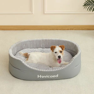 Cama de Lujo Personalizada para Perros, de Alta Calidad, con Diseño a Cuadros, Relleno de Algodón, para Uso en Interiores en Todas las Estaciones, Limpieza Mecánica - Product Image 4
