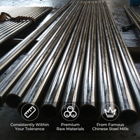 Tube cylindrique de précision à finition haute qualité avec rugosité de surface contrôlée pour une réduction de la friction