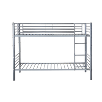 Lit à deux étages en métal, lit Loft, lit Double, Queen Size, en acier, mobilier de lit superposé, personnalisable, OEM, ODM