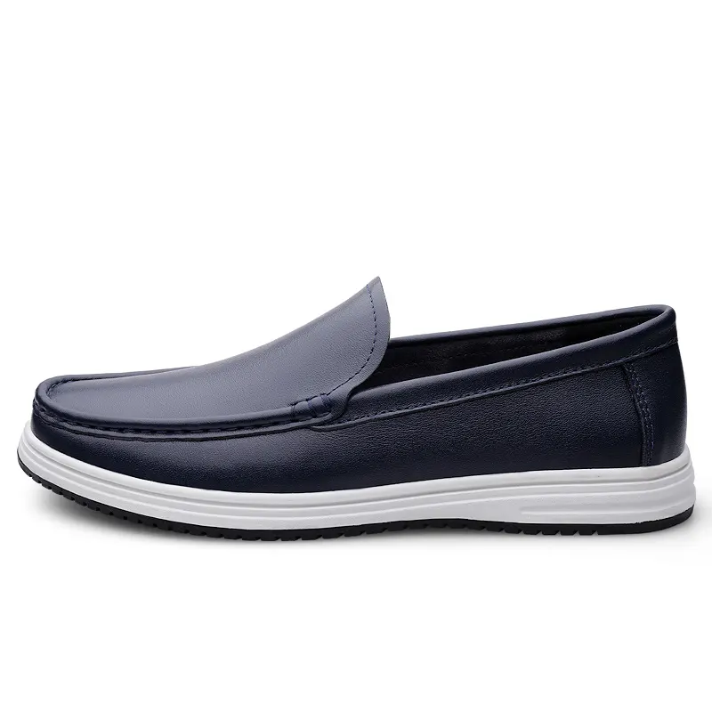 Genuine leather slip-on leather shoes men's casual soft leather casual shoes men's breathable