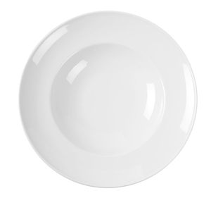 Vorrätige Porzellan 23cm Salat-/Suppenteller in Weiß für Partys - Product Image 3