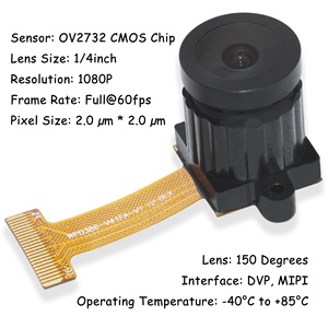 Giá bán buôn ov2732 HD Camera <span class=keywords><strong>Module</strong></span> trong kho <span class=keywords><strong>1080p</strong></span> 60fps cho Xe <span class=keywords><strong>DVR</strong></span> Drone FPV hội nghị video Webcam - Product Image 4