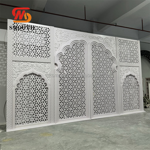 Arco de Escenario para Fiestas SMOOTH, Soporte de PVC Acrílico Blanco Hueco, Decoración de Bodas, Soporte de Fondo para Eventos - Product Image 1