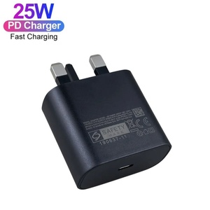 3 Leg Adopter 25W Chargeur UK US EU Plug a muro caricabatterie di tipo C Head caricabatterie per <span class=keywords><strong>Samsung</strong></span> <span class=keywords><strong>Galaxy</strong></span> S25 S24 S23 <span class=keywords><strong>S22</strong></span> <span class=keywords><strong>Ultra</strong></span> - Product Image 1