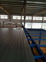 Plateforme de mezzanine en acier pour salle d'exposition, complète avec escaliers et rampes, plateforme robuste pour supermarché